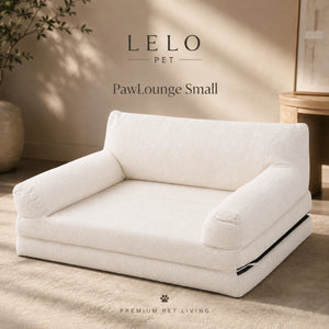 LeLo Pet PawLounge® Small – Αναδιπλούμενος Καναπές & Κρεβατάκι Κατοικιδίου 2 σε 1 για Σκύλο & Γάτα