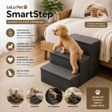 LeLo Pet SmartStep® premium σκαλοπάτια σκύλου και γάτας για εύκολη πρόσβαση σε κρεβάτι, καναπέ, αυτοκίνητο και παράθυρο, ιδανικά για μικρόσωμα, ηλικιωμένα ή τραυματισμένα κατοικίδια.