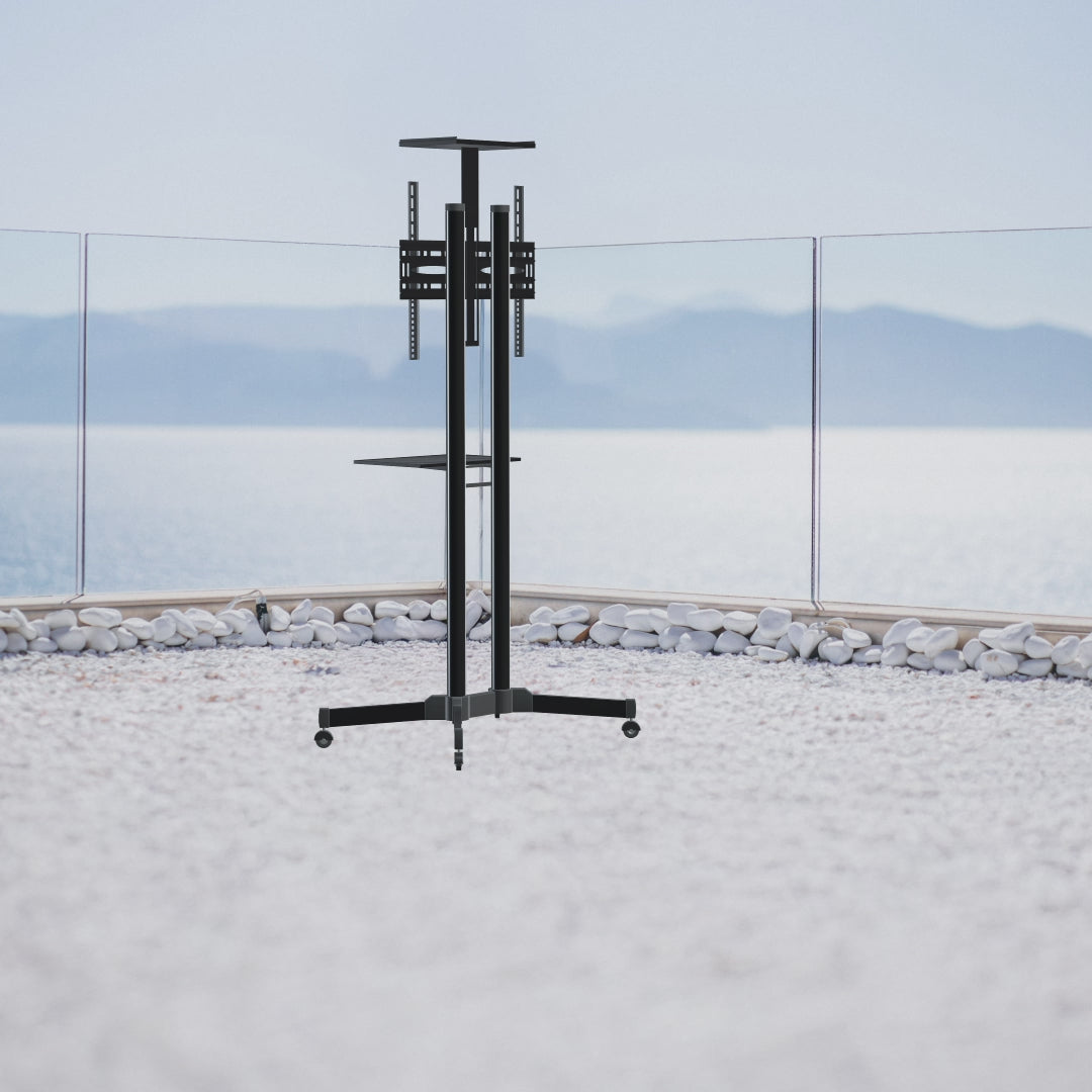 Επαγγελματική βάση τηλεόρασης Wallex ProStand® 70 με ρυθμιζόμενο ύψος & συμβατότητα VESA | wox.gr