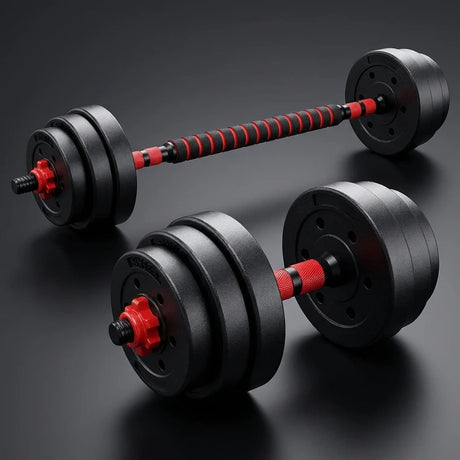 Σετ αλτήρων και μπάρας για προπόνηση στο σπίτι με ρυθμιζόμενα κιλά