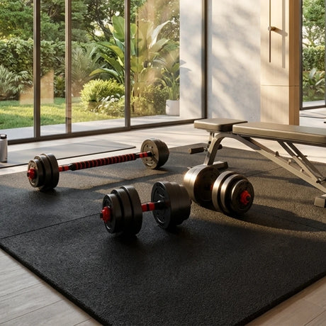 Home gym adjustable weights set for beginners and advanced users