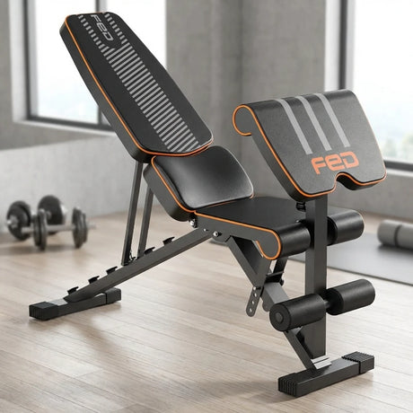 VSL Sports FED αναδιπλούμενος πάγκος γυμναστικής 300kg για προπόνηση στο σπίτι