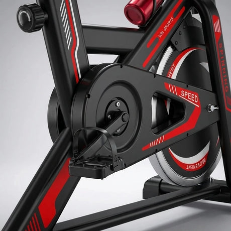 σύστημα belt drive σε spin bike για αθόρυβη και ομαλή λειτουργία