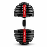 Ρυθμιζόμενος αλτήρας VSL Sports 24kg με βάση πλευρική προβολή