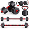 Πολυλειτουργικό σετ 7 σε 1 VSL Sports PowerDumbbell 20 με αλτήρες μπάρα και kettlebell