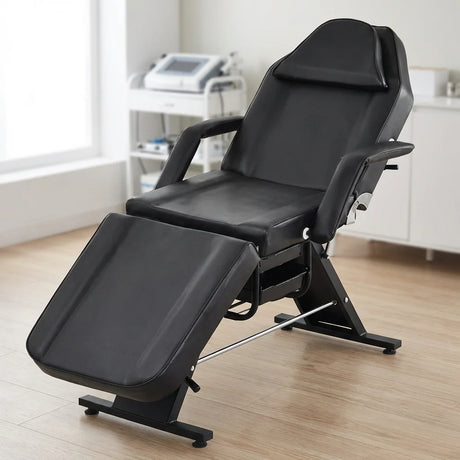 VSL Sports ProComfort 300 μαύρη επαγγελματική καρέκλα αισθητικής & tattoo