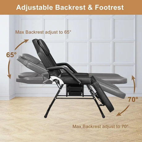 ProComfort 300 μαύρη σε επαγγελματικό χώρο αισθητικής ή tattoo studio