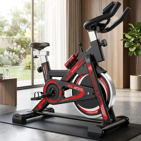 VSL Sports AeroRide 300 κόκκινο spin bike για προπόνηση στο σπίτι