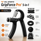 VSL Sports GripForce Pro ταναλάκι hand grip για ενδυνάμωση λαβής καρπού και πήχη σε καθημερινή προπόνηση