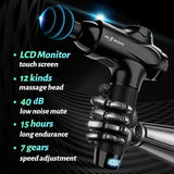 VSL Sports HyperGun X-Pro® | Premium Massage Gun με 12 Κεφαλές & 7 Επίπεδα Έντασης - wox.gr