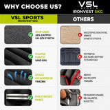 VSL Sports IronVest 5kg σύγκριση ποιότητας με iron sand, αναπνεύσιμο ύφασμα και ενισχυμένες ραφές