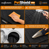 VSL Sports PetShield Pro αδιάβροχο κάλυμμα αυτοκινήτου για σκύλο με εύκολο καθαρισμό με πανί, νερό, πλυντήριο ή ηλεκτρική σκούπα
