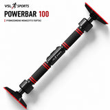 VSL Sports PowerBar 100 ρυθμιζόμενο μονόζυγο πόρτας 68-100cm χωρίς τρύπημα