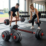 VSL Sports PowerDumbbell 20 αλτήρες και μπάρα για προπόνηση στο σπίτι για άνδρες και γυναίκες