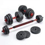 VSL Sports PowerDumbbell 20 πλήρες σετ αλτήρων και μπάρας με δίσκους και σφιγκτήρες