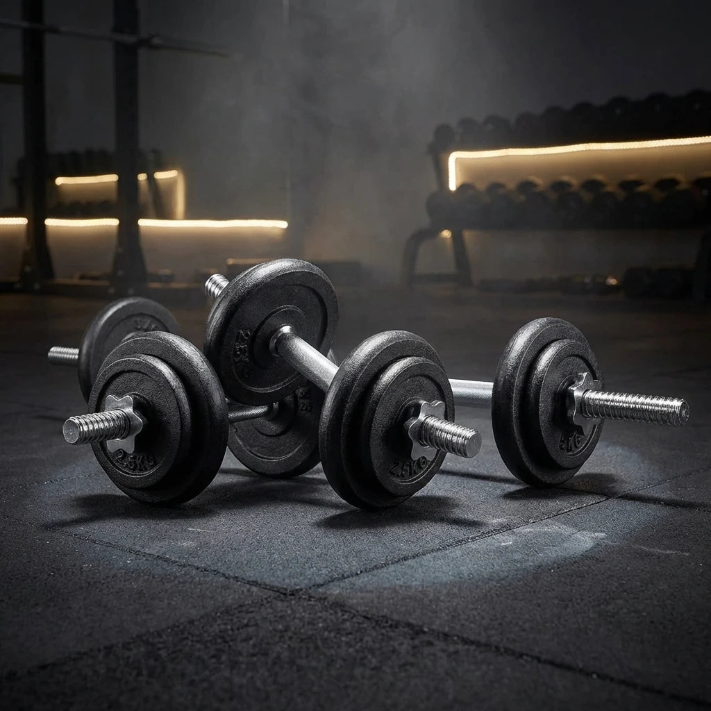 VSL Sports TitanSet 50 ρυθμιζόμενοι αλτήρες για προπόνηση δύναμης στο σπίτι