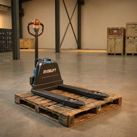 Wallex EverLift EP15 παλετοφόρο αποθήκης πλευρική όψη