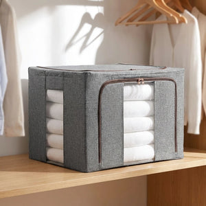 Wallex FlexStore 66 - Fabric Storage Bag 66L for Clothes, Duvets & Blankets