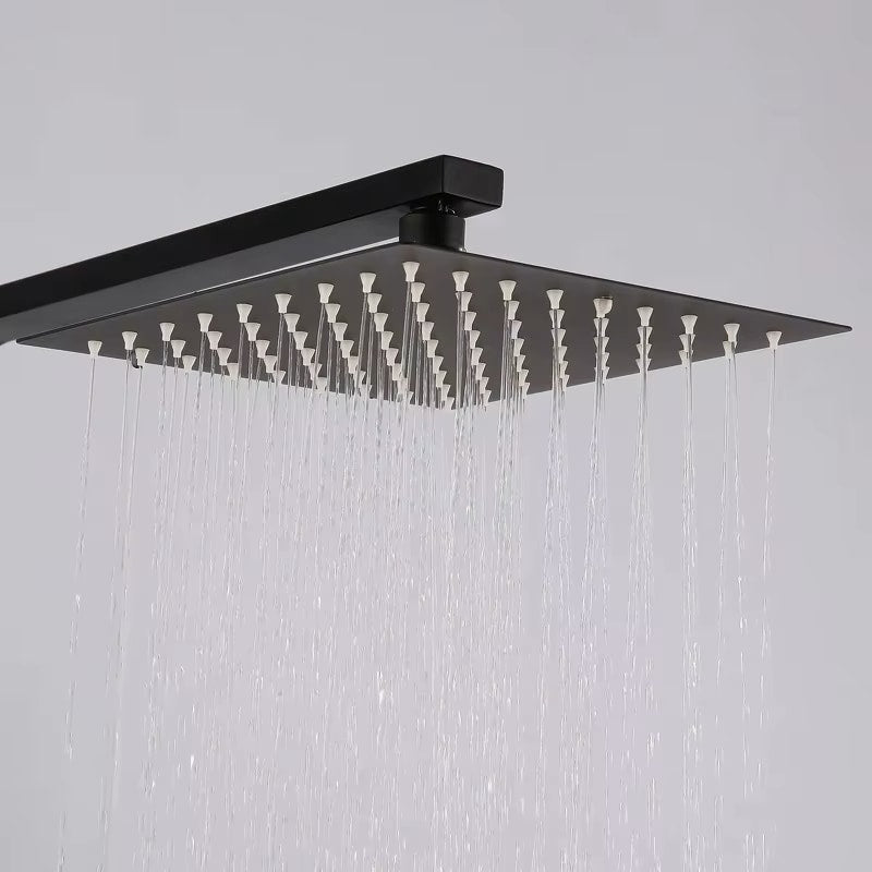 Κεφαλή ντους 25cm Wallex HydroAxis® – μαύρο ματ design από το wox.gr