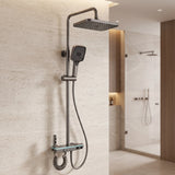Wallex HydroTech® premium στήλη ντους με ψηφιακή οθόνη σε σύγχρονο μπάνιο