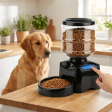 Wallex PetFeeder 5.5 αυτόματη ταΐστρα σκύλου και γάτας με προγραμματισμό και οθόνη LCD