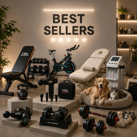 Best Sellers του wox.gr με δημοφιλή προϊόντα γυμναστικής, μασάζ, αισθητικής και κατοικιδίων