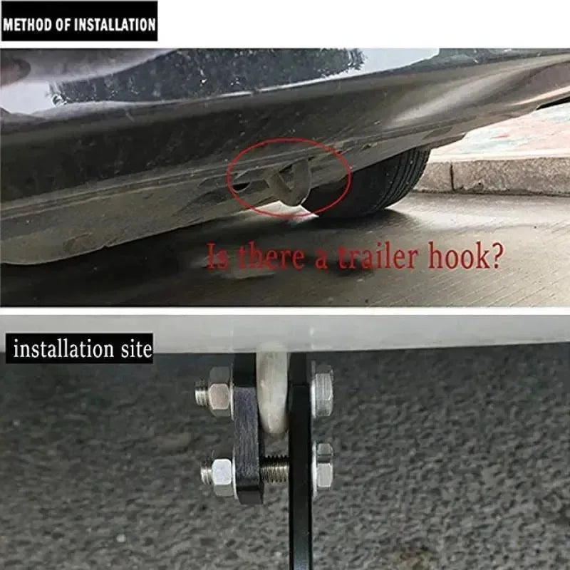 AutoMotox - Γάντζος ανοδιωμένου αλουμινίου αγωνιστικού τύπου για τη ρυμούλκηση αυτοκινήτων μέχρι 2 τόνους - Κόκκινο - AMX54626 - wox.gr