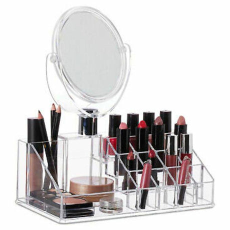 Bliss Cosmetics - Βάση οργάνωσης καλλυντικών κοσμημάτων με Καθρέπτη Μακιγιάζ - BLC55414 - wox.gr