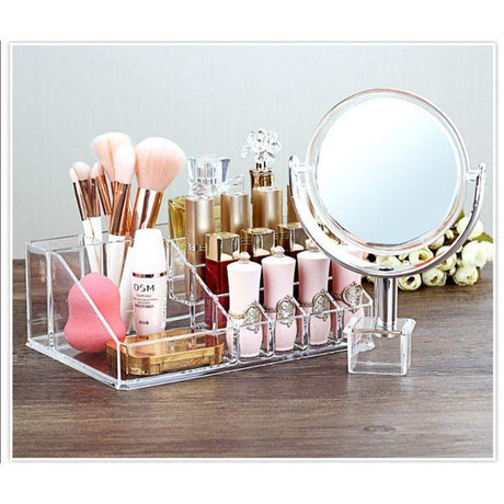 Bliss Cosmetics - Βάση οργάνωσης καλλυντικών κοσμημάτων με Καθρέπτη Μακιγιάζ - BLC55414 - wox.gr