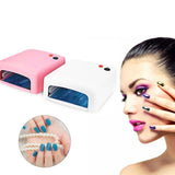 Bliss Cosmetics - Επαγγελματικό Φουρνάκι νυχιών με λάμπα UV 36W για ημιμόνιμο μανικιούρ - Ροζ - BLC32476 - wox.gr