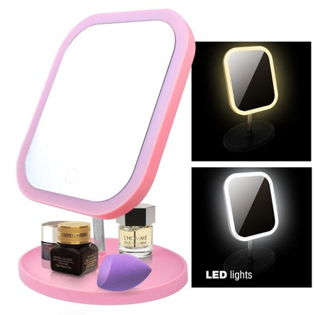 Bliss Cosmetics - Πτυσσόμενος καθρέφτης μακιγιάζ με LED φωτισμό - BLC54525 - wox.gr