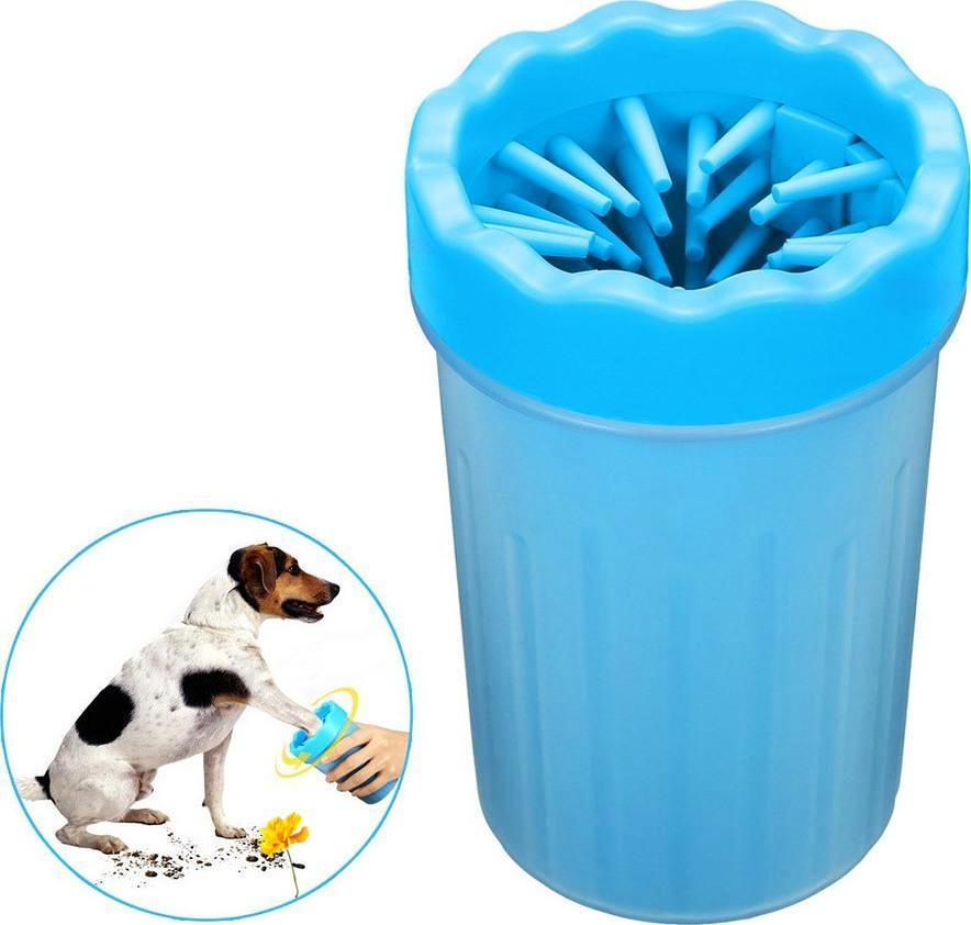 CasaLux - Κύπελλο πλυσίματος ποδιών για γάτες και σκύλους – Μπλε - CL55420 - wox.gr