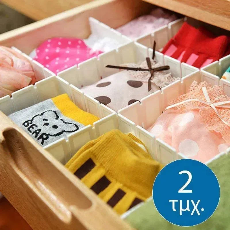 CasaLux - Πλαστικά Διαχωριστικά συρταριών (4τμχ) 43x10x0.5cm - Μεσαίο - CL34575 - wox.gr