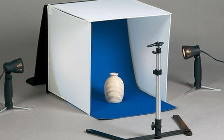 CasaLux - Πτυσσόμενο Φορητό Photo Lighting Studio Κουτί Με Έγχρωμα Σκηνικά Διπλής Όψης 40cm X 40cm - CL20187 - wox.gr
