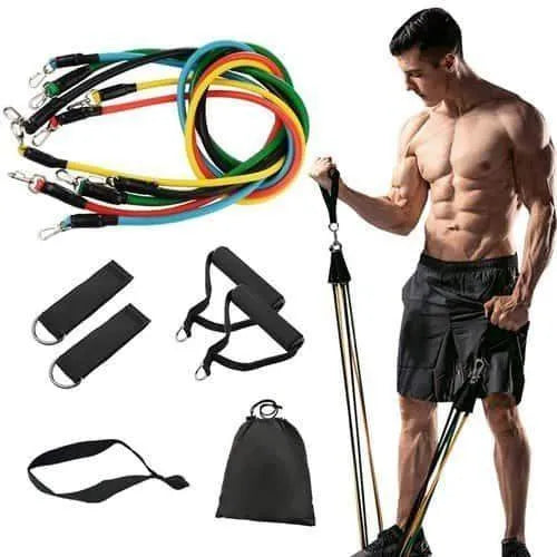 Σύστημα εκγύμνασης με λάστιχα power resistance bands JT-003 GL-55362 - wox.gr