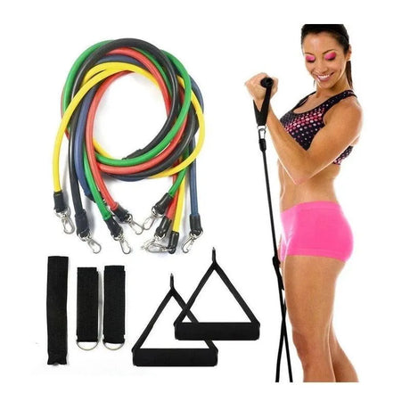 Σύστημα εκγύμνασης με λάστιχα power resistance bands JT-003 GL-55362 - wox.gr